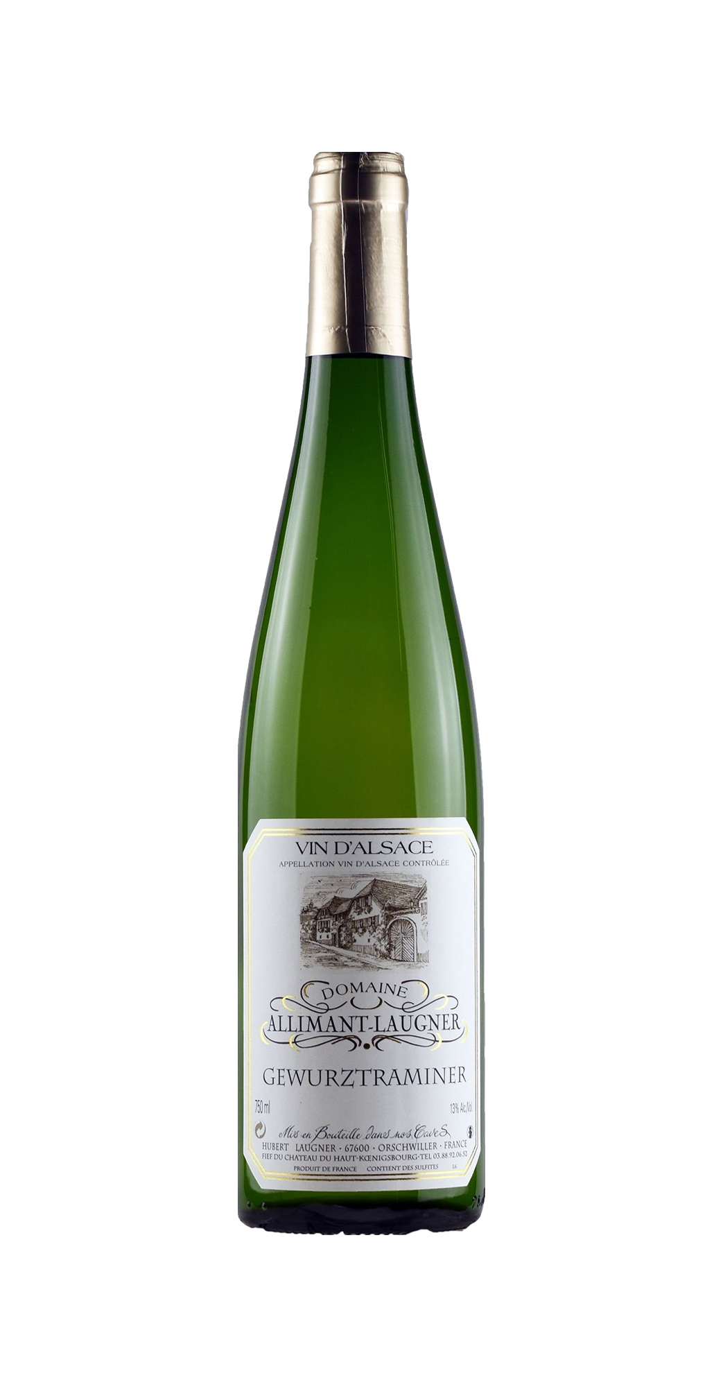 VERT_BI-00273 - Vin d'Alsace AOC Gewurztraminer - Allimant-Laugner